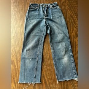 Vintage Lee jeans cropped size 25